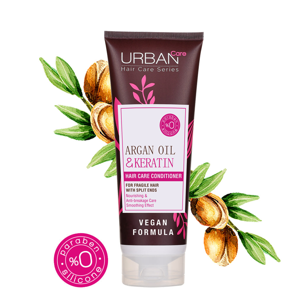 URBAN CARE - Duo Shampoo et Conditioner Nourissant Argan Oil & Keratin - 350ml