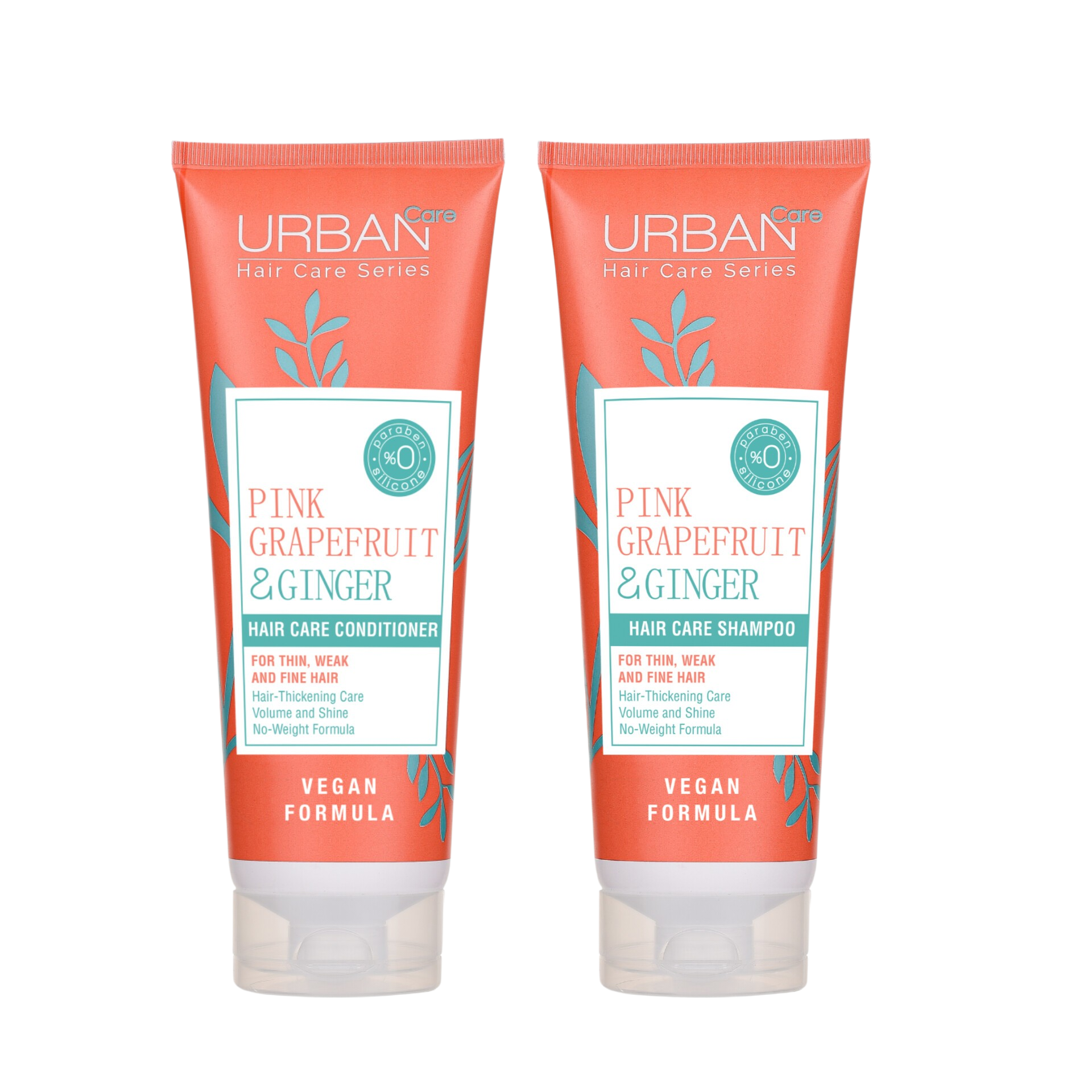URBAN CARE - Duo Shampoo et Conditioner Pink Grapefruit & Ginger  - 2x250ml