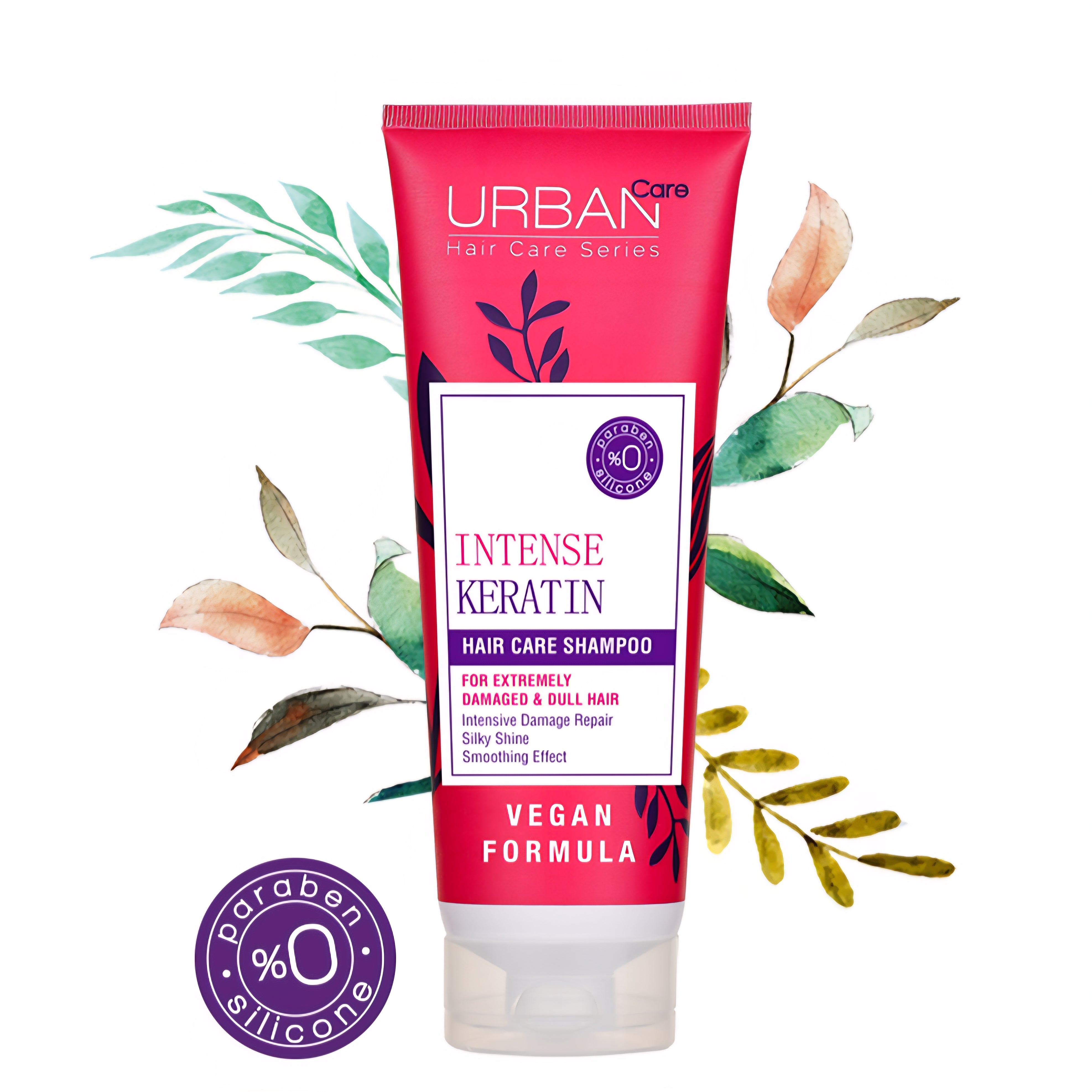 URBAN CARE - Shampoo Intense Réparateur Keratin Cheveux Endommagées 250ml