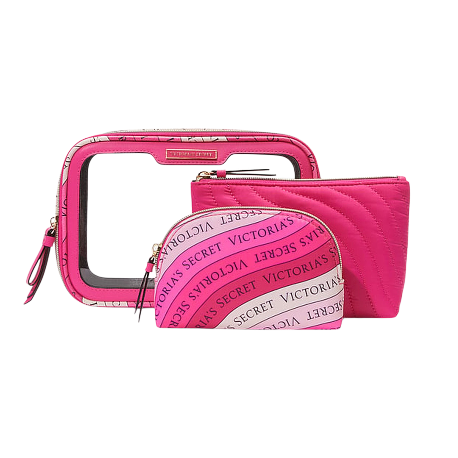 VICTORIA 'S SECRET -3-Piece Makeup Bag