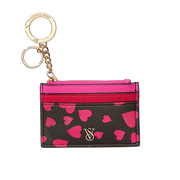 VICTORIA'S SECRET - EDITION LIMITÉE - Pink Hearts Card Holder Keyring