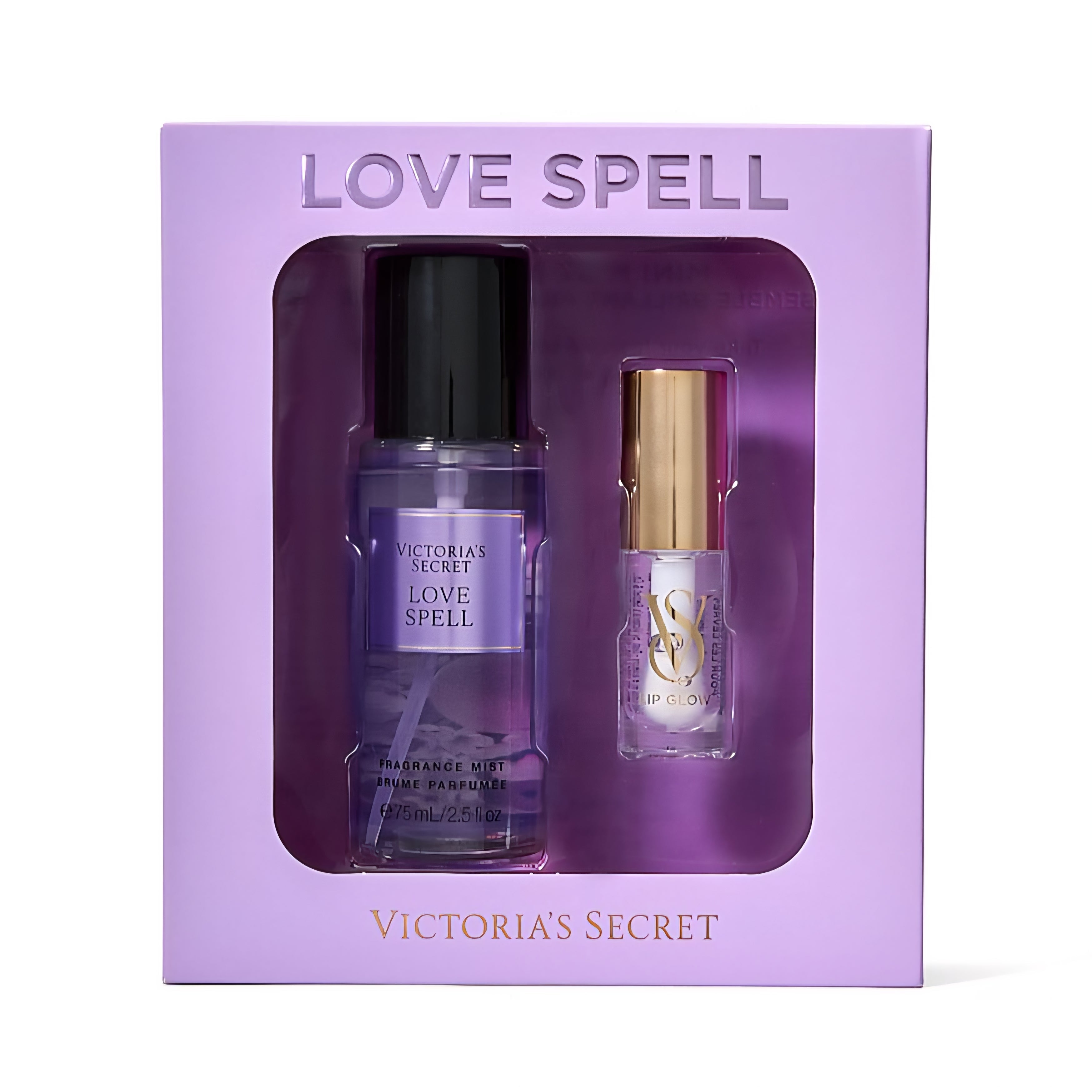 VICTORIA'S SECRET - Love Spell Set Mist & Kiss ( 2pcs Mini )
