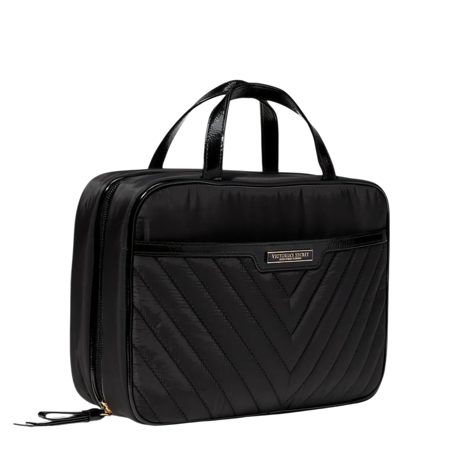 VICTORIA'S SECRET- The Victoria Jetsetter Hanging Cosmetic Case Black