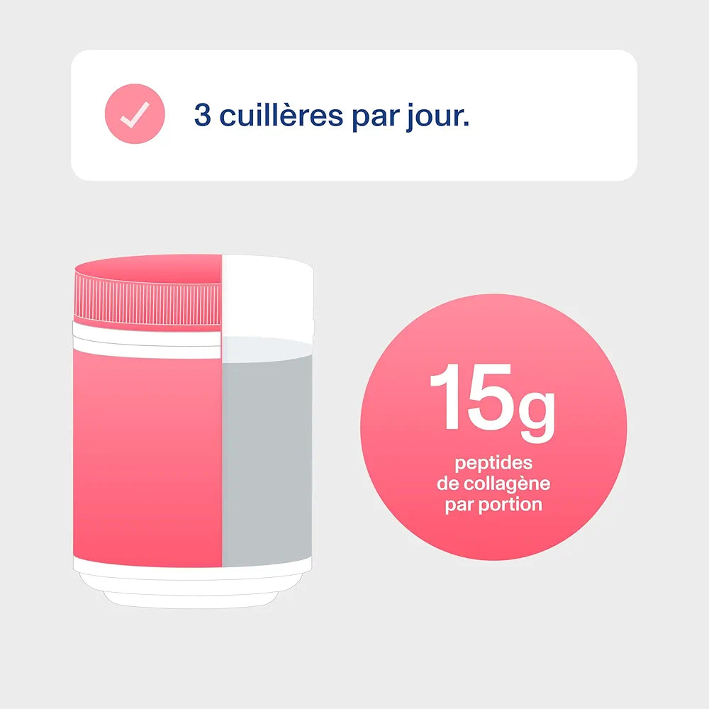 VITAL PROTEINS - Beauty Collagen Peptides Fraise et Citron - 271g